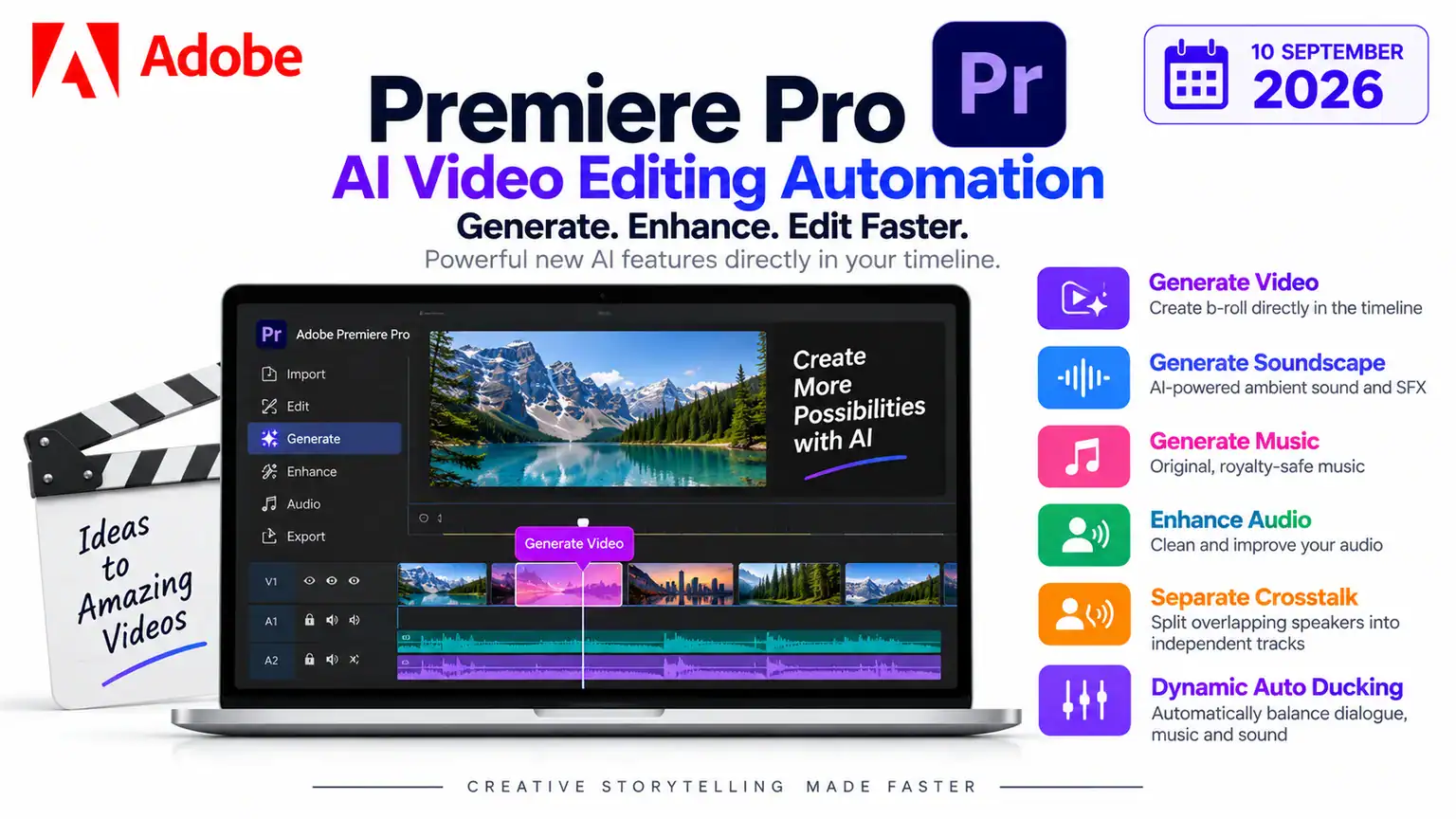 Adobe Premiere Pro AI Video Editing