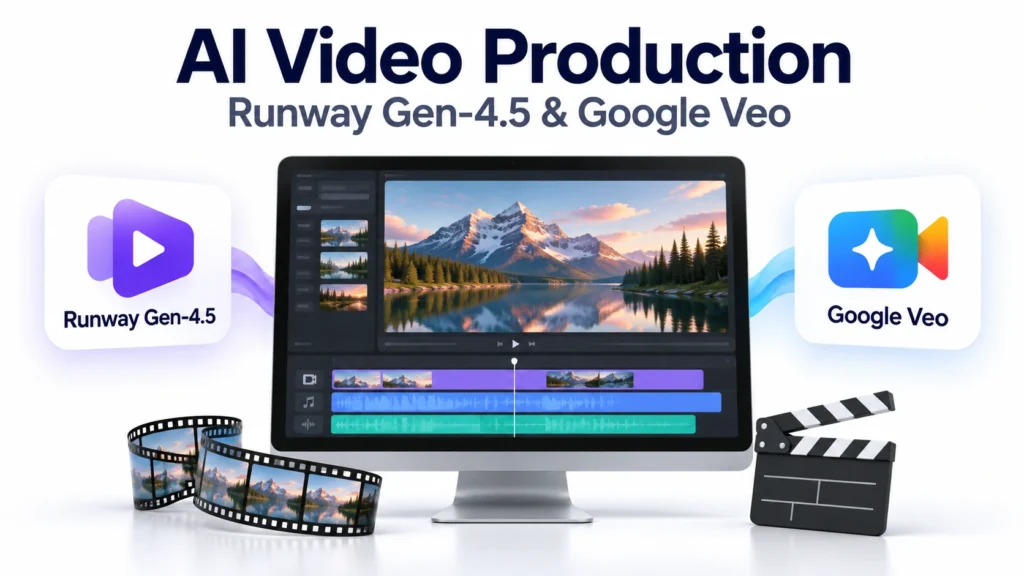 AI video production using runway and veo
