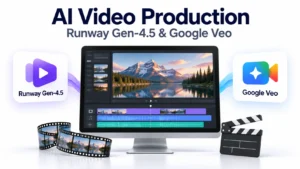 AI video production using runway and veo