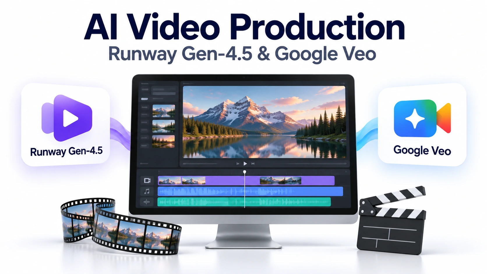AI video production using runway and veo